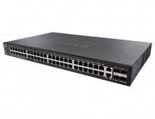 Управляемый коммутатор Cisco, 48 портов 10/100 Мб/с RJ-45 SF550X-48-K9-EU