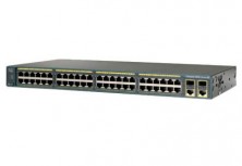 Коммутатор Cisco Catalyst, 48 x FE (PoE), 2 x GE, 2 x SFP, LAN Base WS-C2960R+48PST-L