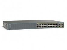 Коммутатор Cisco Catalyst, 24 x FE (PoE), 2 x GE/SFP, LAN Lite WS-C2960R+24PC-S