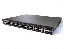 Управляемый коммутатор Cisco, 48 портов 10/100 Мб/с RJ-45 SF350-48P-K9-EU