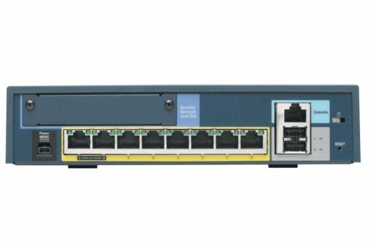 Межсетевой экран Cisco, 8 x FE, 10 IPSec, 10 users, DES/AES ASA5505-K8