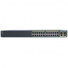 Коммутатор Cisco Catalyst, 24 x GE, 2 x SFP, LAN Lite WS-C2960S-24TS-S