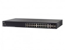 Управляемый коммутатор Cisco, 24 порта 10/100 Мб/с RJ-45 SF350-24-K9-EU