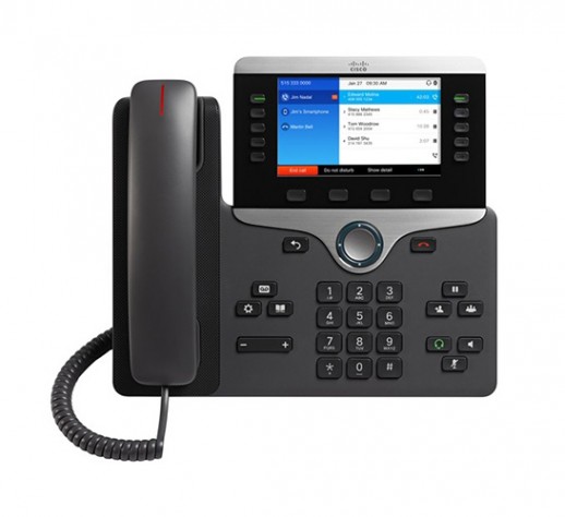 Конференц-телефон Cisco 8841 RU, 5 x SIP, 2 x GE, 5 LCD CP-8841-R-K9=