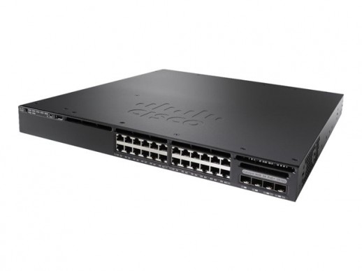 Коммутатор Cisco Catalyst, 24 x GE (PoE), 2 x SFP+, IP Base WS-C3650-24PWD-S