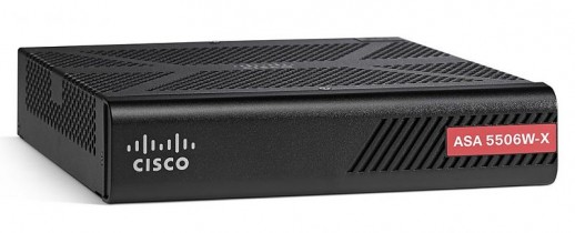 Межсетевой экран Cisco, 8 x GE, 50 IPSec, WiFi, 3DES/AES, SW ASA5506W-FPWR-BUN