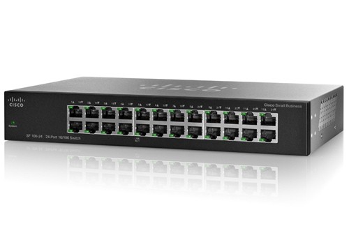 Коммутатор Cisco SB SF100-24-EU