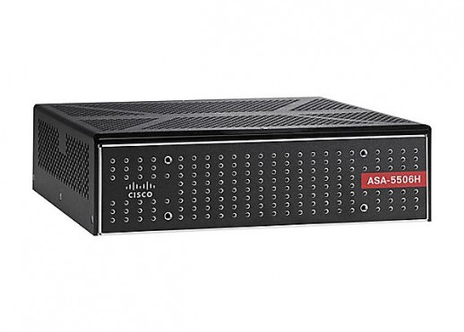 Межсетевой экран Cisco, 4 x GE, 50 IPSec, 3DES/AES, SP ASA5506H-SP-BUN-K9