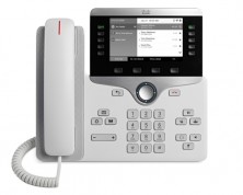 Конференц-телефон Cisco 8811, 5 x SIP, 1 x GE, 5 ч/б LCD, белый CP-8811-W-K9=