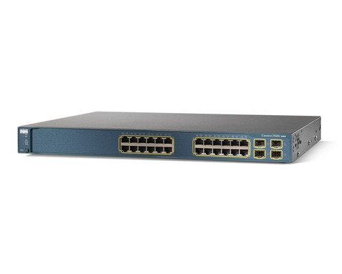 Коммутатор Cisco Catalyst, 24 x FE, 2 x SFP, IP Base WS-C3560-24TS-S