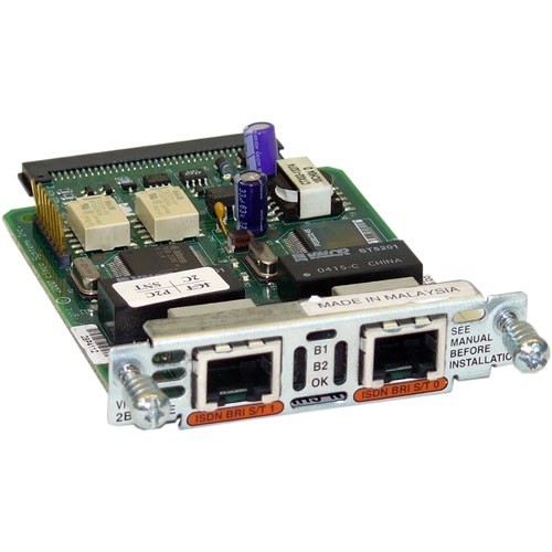 Карта голосового интерфейса Cisco VIC2-2BRI-NT/TE=
