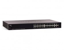 Коммутатор Cisco 250, 24xGE (PoE), 2x10GE, 2xSFP+ SG250X-24P-K9-EU