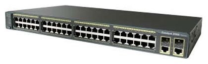 Коммутатор Cisco Catalyst, 48 x FE (PoE), 2 x GE, 2 x SFP, LAN Base WS-C2960-48PST-L