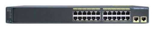 Коммутатор Cisco Catalyst, 24 x FE, 2 x GE, LAN Base WS-C2960-24TT-L