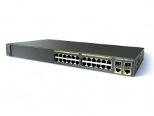 Коммутатор Cisco Catalyst, 24 x FE, 2 x GE/SFP, LAN Base WS-C2960-24TC-L