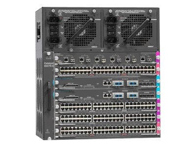 Шасси Cisco Catalyst, 7 слотов, с вентилятором, без БП WS-C4507R-E