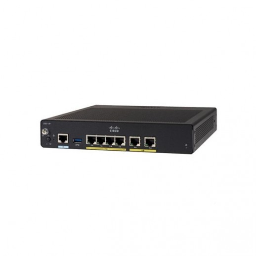Маршрутизатор Cisco C927 WAN 1x 1 Гб/с, 1x VADSL, (Annex М), LAN 4x 1 Гб/с C927-4PM