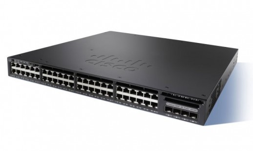 Коммутатор Cisco Catalyst, 48 x GE (PoE), 4 x SFP+, 5 AP, IP Base WS-C3650-48PWQ-S