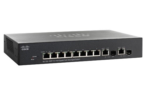 Коммутатор Cisco SB SG300-10PP-K9-EU