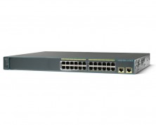 Коммутатор Cisco Catalyst, 24 x FE (8 PoE), 2 x GE, LAN Base WS-C2960-24LT-L