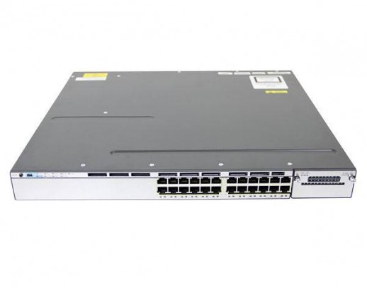 Коммутатор Cisco Catalyst, 24 x GE, IP Base WS-C3750X-24T-S