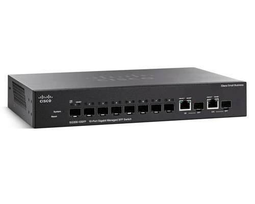 Коммутатор Cisco SB SG300-10SFP-K9-EU