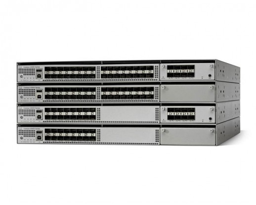 Коммутатор Cisco Catalyst, 24 x SFP+, F-to-B, без БП, IP Base WS-C4500X-24X-IPB