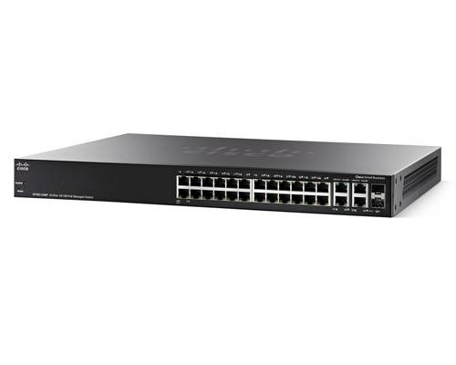 Коммутатор Cisco SB SF300-24MP-K9-EU