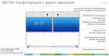 Система видеоконференцсвязи Cisco TelePresence CTS-MX700D-2CAM-K9