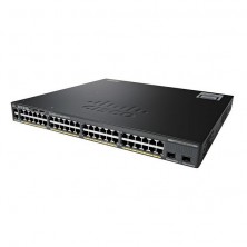 Коммутатор Cisco Catalyst, 48 x GE, 2 x 1G SFP, LAN Lite WS-C2960X-48TS-LL