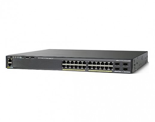 Коммутатор Cisco Catalyst, 24 x GE, 2 x 1G SFP, LAN Lite WS-C2960X-24TS-LL