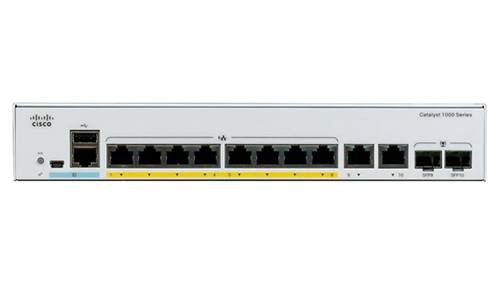 Коммутатор Cisco Catalyst 1000, 8xGE, 2xSFP C1000-8T-2G-L