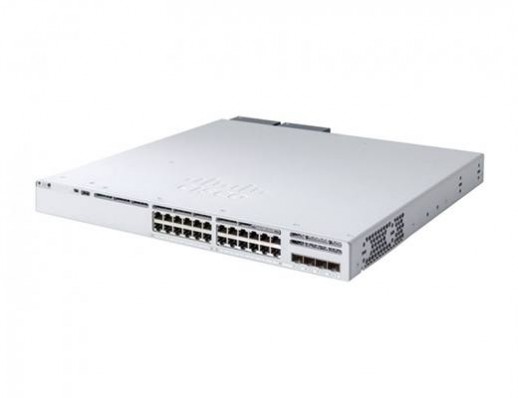 Коммутатор Cisco Catalyst 9300L, 24xGE (PoE), 4xSFP+, Network Advantage C9300L-24P-4X-A