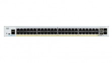 Коммутатор Cisco Catalyst 1000, 48xGE PoE+, 4x10G SFP+ C1000-48P-4X-L