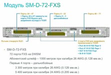 Сервисный модуль Cisco SM-D-72FXS