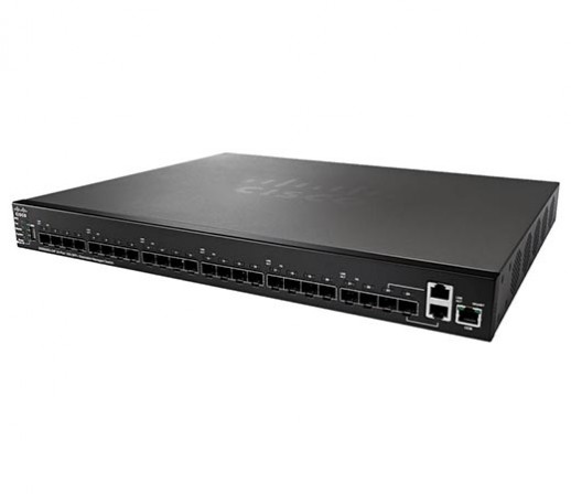 Управляемый коммутатор Cisco, 24 порта 10 Гб/с RJ-45 SG550XG-24F-K9-EU