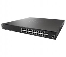 Управляемый коммутатор Cisco, 22 порта 10 Гб/с RJ-45 SG550XG-24T-K9-EU