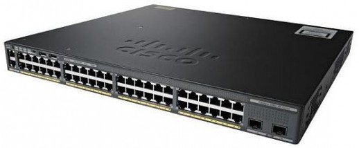Коммутатор Cisco Catalyst, 48 x GE (PoE), 2 x SFP+, LAN Base WS-C2960X-48FPD-L