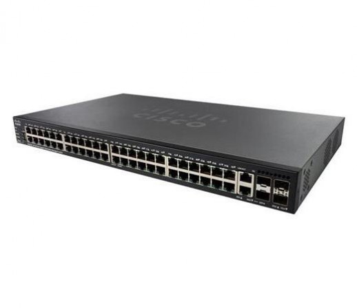 Управляемый коммутатор Cisco, 48 портов 10/100 Мб/с RJ-45 SG550X-48MP-K9-EU