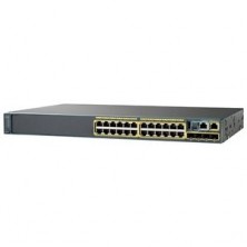 Коммутатор Cisco Catalyst, 24 x GE (PoE), 2xSFP + 2x1GBT, LAN Base WS-C2960X-24PSQ-L
