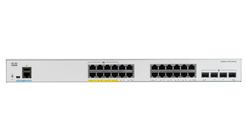 Коммутатор Cisco Catalyst 1000, 24xGE Full PoE+, 4xSFP C1000-24FP-4G-L