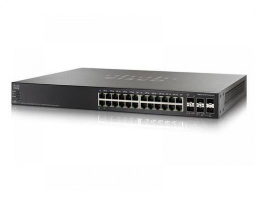 Управляемый коммутатор Cisco, 24 порта 1 Гб/с RJ-45 SG500X-24-K9-G5