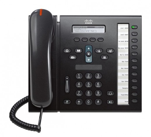 IP-телефон Cisco, 4 x SIP, 1 x GE, с БП CP-6861-3PW-CE-K9=