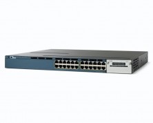 Коммутатор Cisco Catalyst, 24 x GE (PoE), IP Base WS-C3560X-24P-S