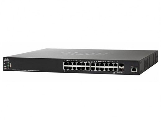 Управляемый коммутатор Cisco, 22 порта 10 Гб/с RJ-45 SG350XG-24T-K9-EU