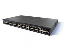 Управляемый коммутатор Cisco, 48 портов 1 Гб/с RJ-45 SG350X-48P-K9-EU