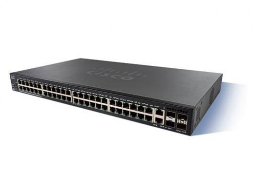 Управляемый коммутатор Cisco, 48 портов 1 Гб/с RJ-45 SG350X-48P-K9-EU