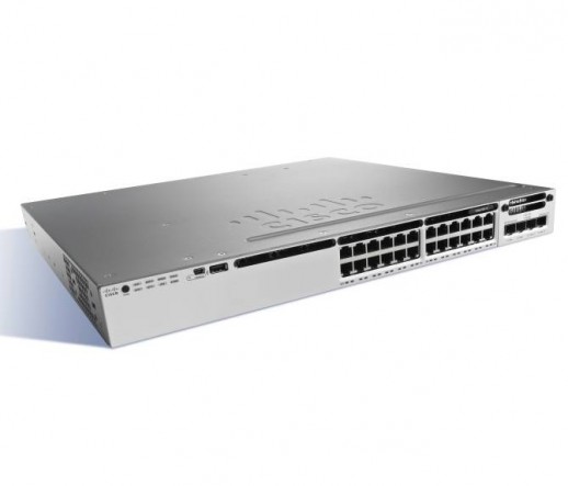 Коммутатор Cisco Catalyst, 24 x GE (PoE+), IP Services WS-C3850R-24T-E