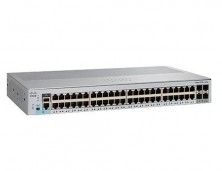 Коммутатор Cisco Catalyst 2960L, 48xGE (PoE), 4 SFP+, LAN Lite WS-C2960L-48PQ-LL