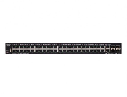 Управляемый коммутатор Cisco, 48 портов 1 Гб/с RJ-45 SG350-52-K9-EU